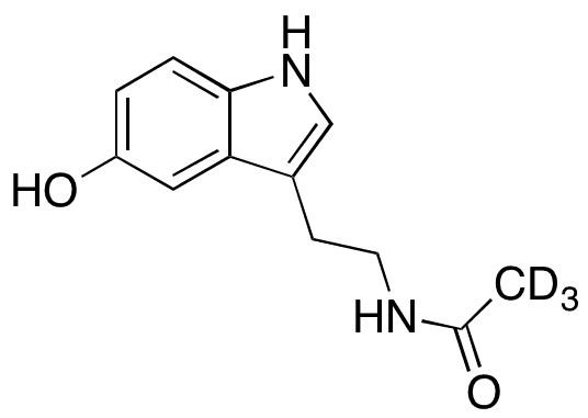 N-Acetyl-d3-5-hydroxytryptamine - Chemical structure and product image