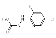 2-(N-Acetylhydrazino)-5-chloro-3-fluoropyridine - Chemical structure and product image