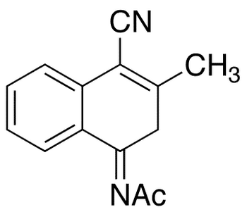 1H-1-Acetylimino-3-methylbenzo[c]pyran-4-carbonitrile - Chemical structure and product image