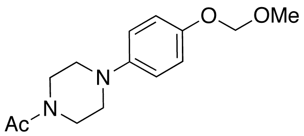 1-Acetyl-4-[4-(methoxymethoxy)phenyl]piperazine - Chemical structure and product image
