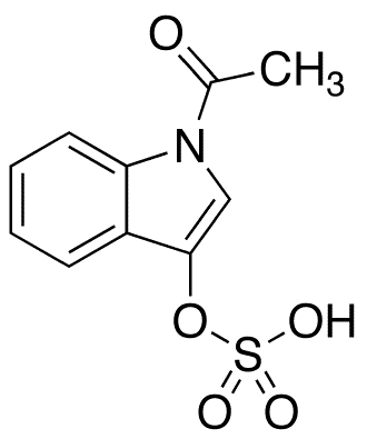 1-Acetyl-3-indoxyl Sulfate - Chemical structure and product image