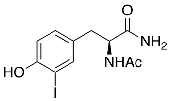 N-Acetyl-3-iodo-L-tyrosine Amide - Chemical structure and product image