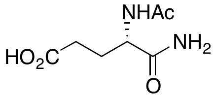 N-Acetyl-L-isoglutamine - Chemical structure and product image