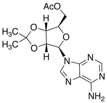 5-Acetyl-2,3-isopropylidene Adenosine - Chemical structure and product image