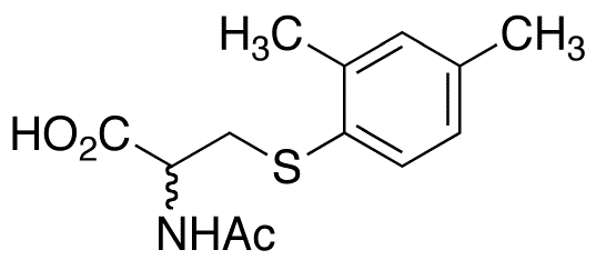 N-Acetyl-S-(2,4-dimethylbenzene)-D,L-cysteine - Chemical structure and product image