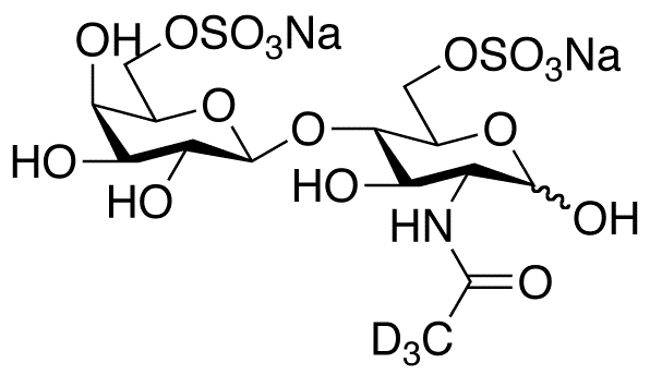 N-Acetyllactosamine 6,6-Disulfate-d3 Disodium Salt, 90% - Chemical structure and product image