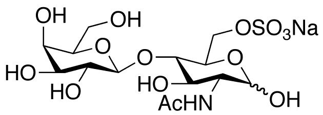 N-Acetyllactosamine 6-Sulfate Sodium Salt, 90% - Chemical structure and product image