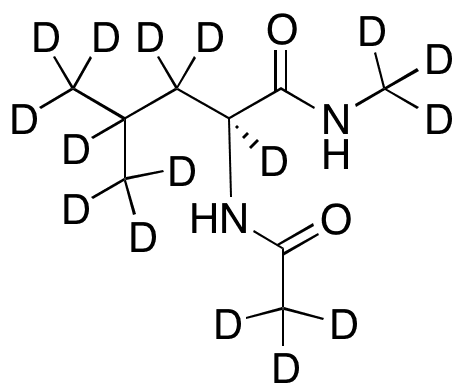 N-Acetyl-L-leucine-N-methylamide-d16 - Chemical structure and product image