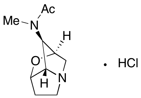 N-Acetylloline Hydrochloride - Chemical structure and product image