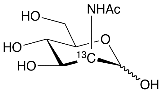 N-Acetyl-D-[2-13C]mannosamine - Chemical structure and product image