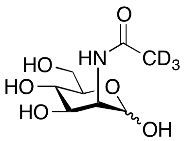 N-Acetyl-D-mannosamine-d3 - Chemical structure and product image