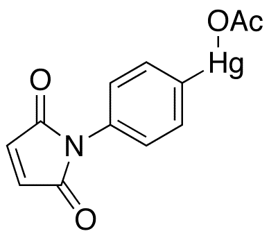 N-[p-(Acetylmercuric)phenyl]maleimide - Chemical structure and product image