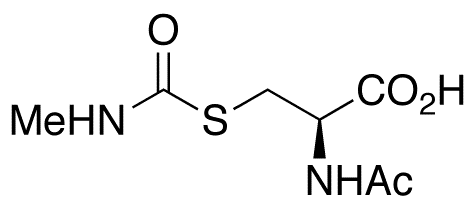 N-Acetyl-S-(N-methylcarbamoyl)-L-cysteine - Chemical structure and product image