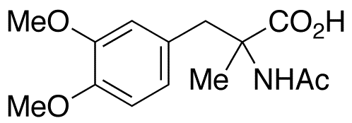 N-Acetyl D,L-alpha-Methyl DOPA Dimethyl Ether - Chemical structure and product image