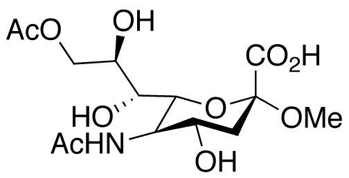 N-Acetyl-2-O-methyl-alpha-neuraminic Acid 9-Acetate - Chemical structure and product image