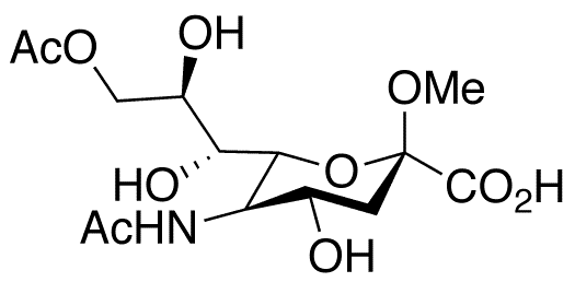 N-Acetyl-2-O-methyl-beta-neuraminic Acid 9-Acetate - Chemical structure and product image