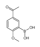 5-Acetyl-2-methoxyphenylboronic acid - Chemical structure and product image