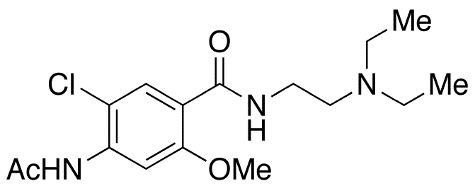 N-Acetyl Metoclopramide - Chemical structure and product image
