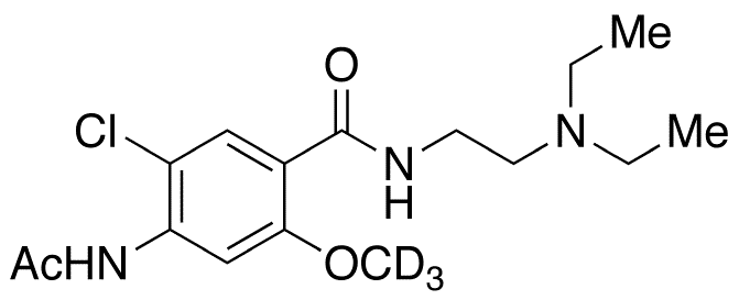 N-Acetyl Metoclopramide-d3 - Chemical structure and product image