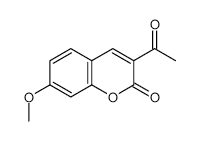 3-Acetyl-7-methoxychromen-2-one - Chemical structure and product image