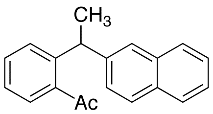 1-Acetyl-2-[1-(2-naphthyl)ethyl]benzene - Chemical structure and product image
