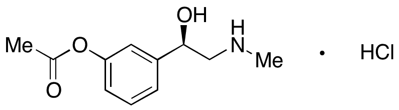 O-Acetyl-(R)-phenylephrine Hydrochloride - Chemical structure and product image