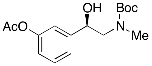 O-Acetyl-N-Boc-(R)-phenylephrine - Chemical structure and product image