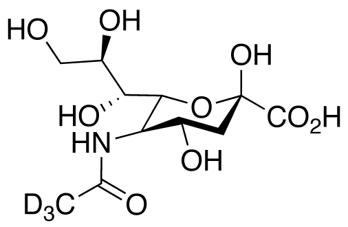 N-Acetylneuraminic Acid-d3 - Chemical structure and product image