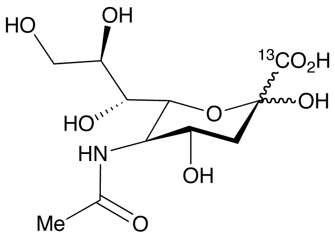 N-Acetyl-D-Neuraminic Acid-13C - Chemical structure and product image