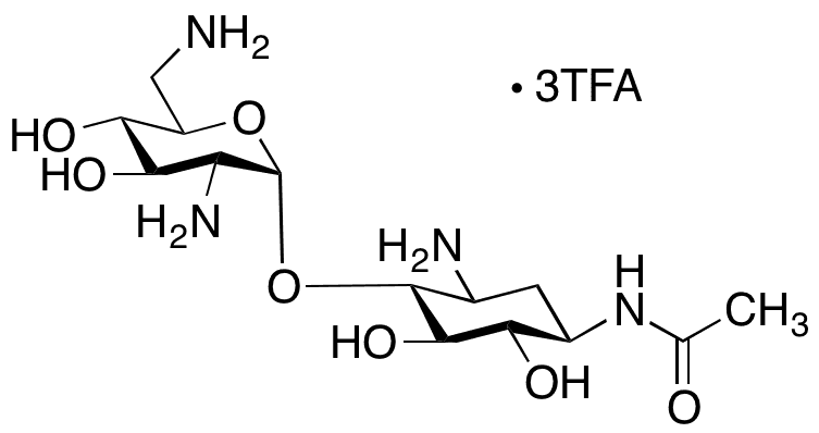N1-Acetyl Neamine Tri-TFA Salt - Chemical structure and product image