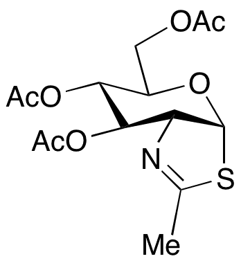 5-[(Acetyloxy)methyl]-3a,6,7,7a-tetrahydro-2-methyl-(3aR,5R,6S,7R,7aR)-5H-Pyrano[3,2-d]thiazole-6,7-diol Diacetate (Ester) - Chemical structure and product image