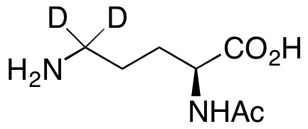 N alpha-Acetyl-L-ornithine-d2 - Chemical structure and product image