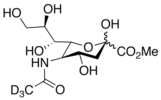 N-Acetylneuraminic Acid Methyl Ester-d3 - Chemical structure and product image