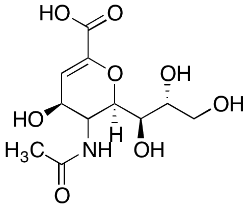 N-Acetyl-2,3-dehydro-2-deoxyneuraminic Acid - Chemical structure and product image