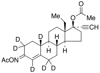 N-Acetyl Norgestimate-d6 - Chemical structure and product image