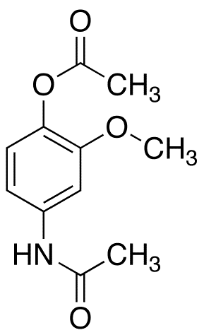N-[4-(Acetyloxy)-3-methoxyphenyl]-acetamide - Chemical structure and product image