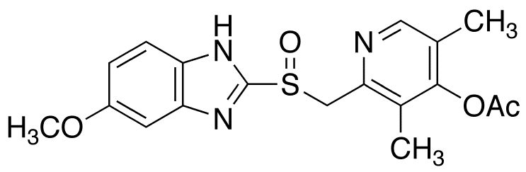 4-Acetyloxy Omeprazole - Chemical structure and product image