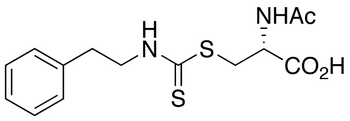 N-Acetyl-S-[N-(2-phenylethyl)thiocarbamoyl]-L-cysteine - Chemical structure and product image