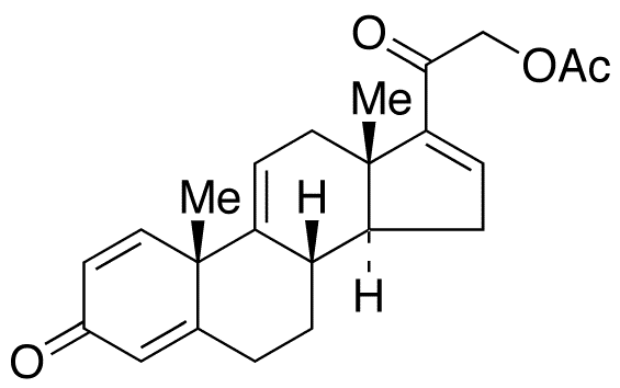 21-(Acetyloxy)-pregna-1,4,9(11),16-tetraene-3,20-dione - Chemical structure and product image