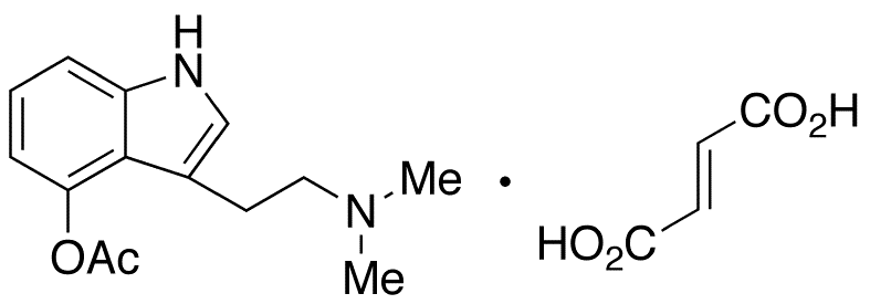 O-Acetyl Psilocin Fumarate - Chemical structure and product image