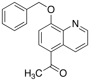 5-Acetyl-8-(phenylmethoxy)quinoline - Chemical structure and product image