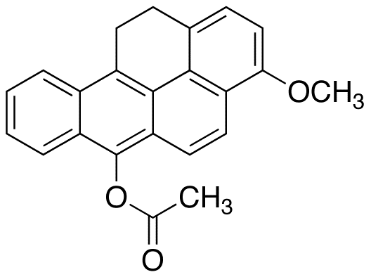 6-Acetyloxy-3-methoxy-11,12-dihydro-benzopyrene - Chemical structure and product image
