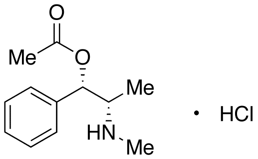 O-Acetyl Pseudoephedrine Hydrochloride - Chemical structure and product image
