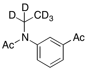 N-(3-Acetylphenyl)-N-ethylacetamide-d5 - Chemical structure and product image