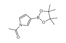 1-Acetylpyrrole-3-boronic Acid Pinacol Ester - Chemical structure and product image