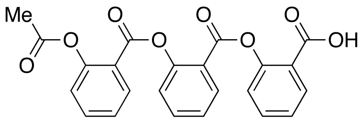 2-[[2-(Acetyloxy)benzoyl]oxy]benzoic Acid 2-Carboxyphenyl Ester - Chemical structure and product image