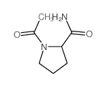 1-Acetyl-2-pyrrolidinecarboxamide - Chemical structure and product image