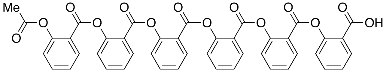 2-[[2-[[2-(Acetyloxy)benzoyl]oxy]benzoyl]oxy]benzoic Acid 2-[[2-[(2-carboxyphenoxy)carbonyl]phenoxy]carbonyl]phenyl Ester - Chemical structure and product image