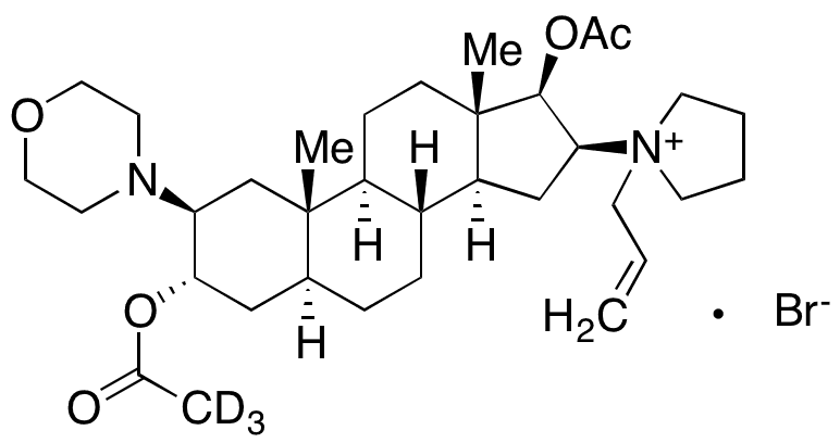 3-Acetyl-d3 Rocuronium Bromide - Chemical structure and product image