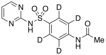 N-Acetyl Sulfadiazine-d4 (Major) - Chemical structure and product image